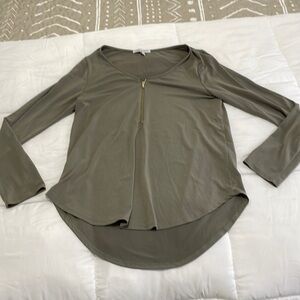 Nwot green envelope blouse